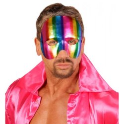 Rainbow halvmaske