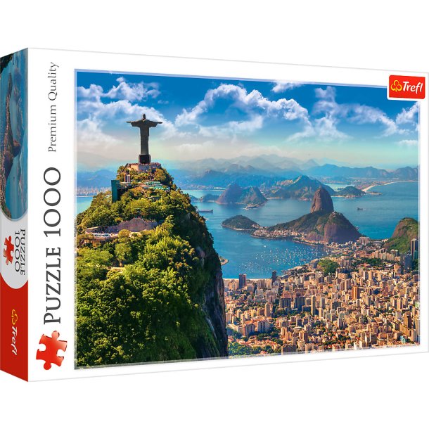 1000 brikker puslespil Rio De Janeiro