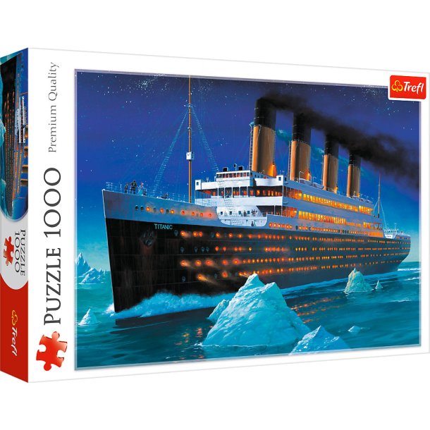 1000 brikker puslespil Titanic