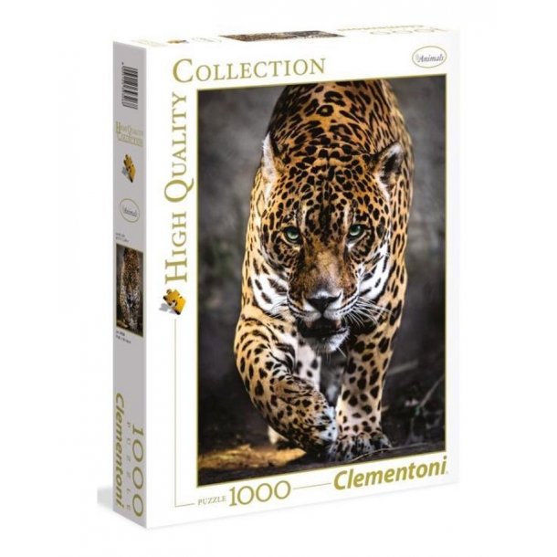 1000 brikker puslespil med jaguar