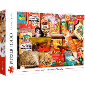 1000 brikker puslespil Sweet Cats