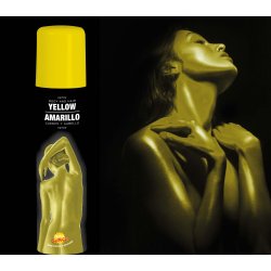 Yellow hair and body spray