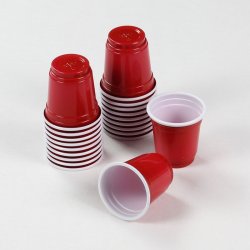 Shot red cups