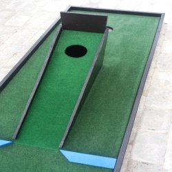 6 Huls minigolfanlg model strig