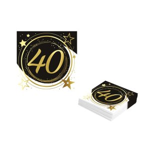 40 rs fdselsdags servietter