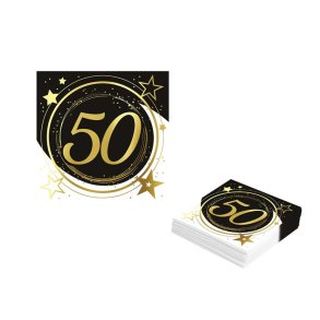 50 rs fdselsdags servietter