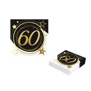 60 rs fdselsdags servietter