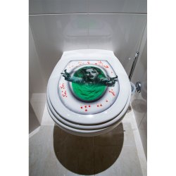 Ghost toilet stickers