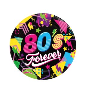 80er Forever paptallerken