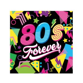 80s Forever servietter
