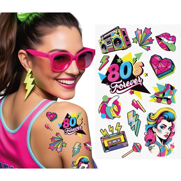 Falske 80�er tatoveringer 