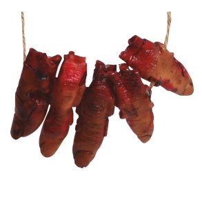 Afskrede fingre halskde