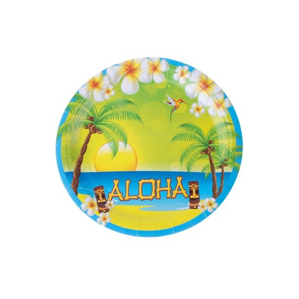 Aloha Hawaii paptallerken