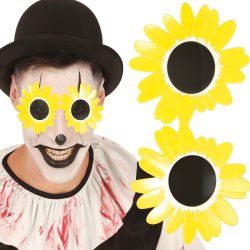 Gule blomster briller 