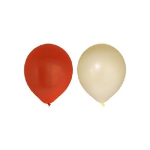 Rde og hvide balloner