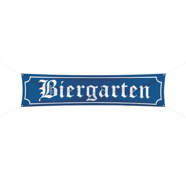 Biergarten banner