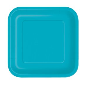 Caribean bl� frokost tallerkner