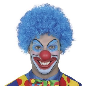 Klovne paryk i bl�