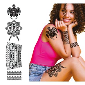 Black Flower tatovering