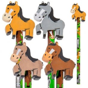 Blyant med hesteviskelder