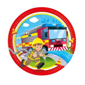 Brandmands paptallerken