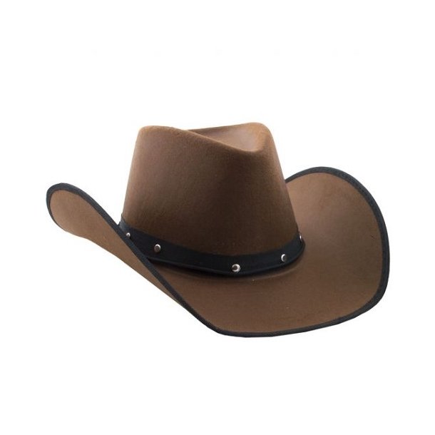 bungee jump hobby Tutor Brun cowboy hat - Kvalitets udklædning fra Sjov og Spil.