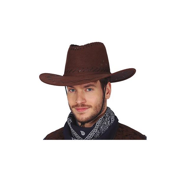 Brun cowboy hat