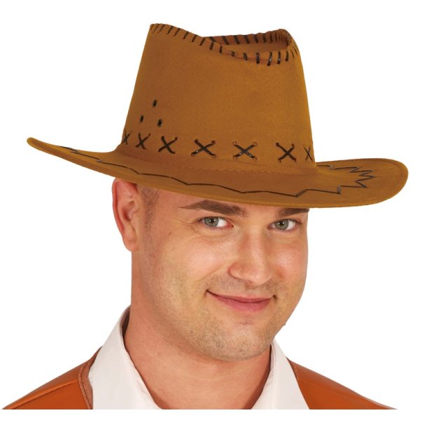 Brun cowboy hat