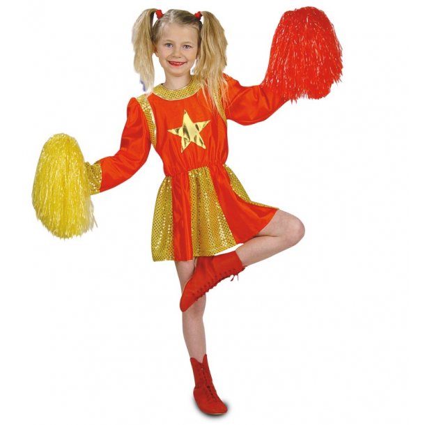 Cheerleader girl kostume