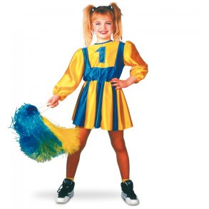Blue Cheerleader kostume