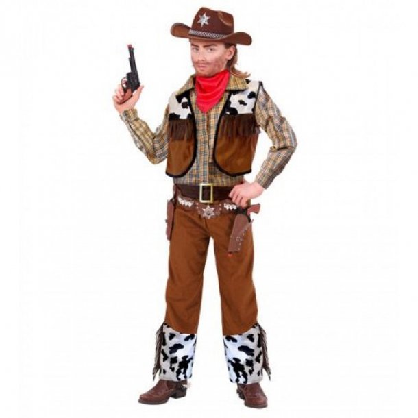 Cowboy kostume dreng - fra Spil.