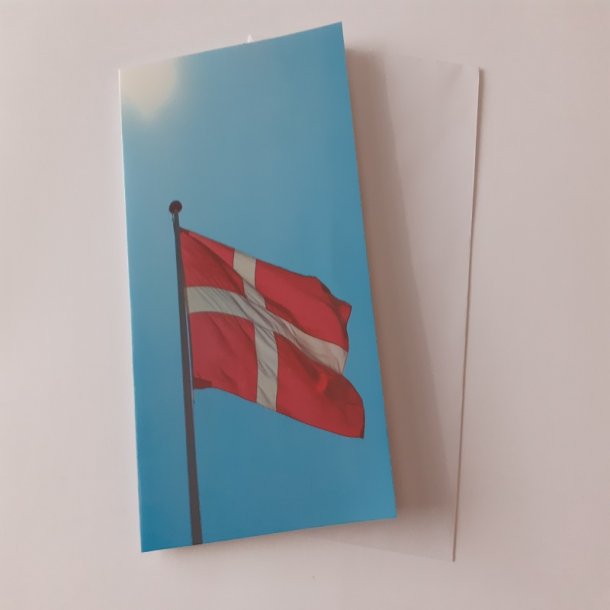 HURRA KORT MED FLAG P FLAGSTANG