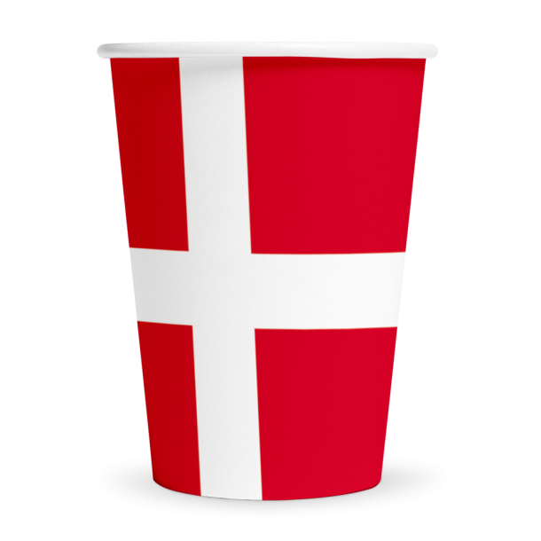 Danmark flag papkrus