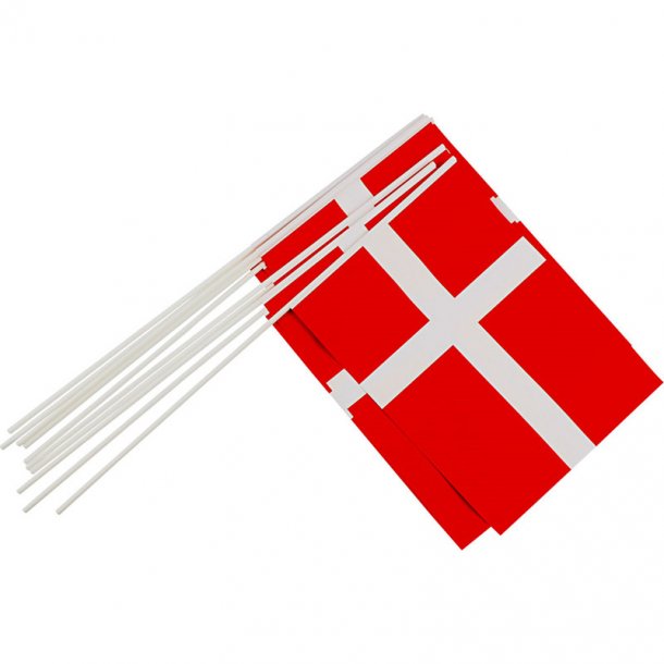 Danmark flag i plast