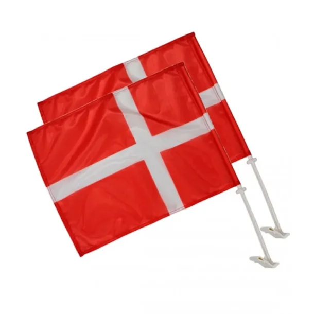 Danmarks flag til bilruden