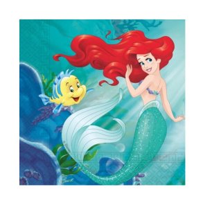 Den lille Havfrue Ariel servietter