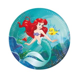 Den lille Havfrue Ariel paptallerken