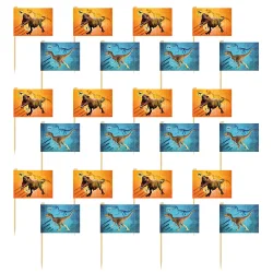 Dinosaurer miniflag