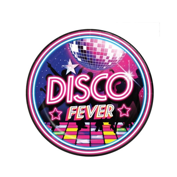 Disco Fever paptallerken