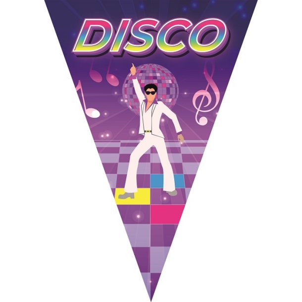Disco flagbanner
