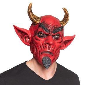 Devil latex maske