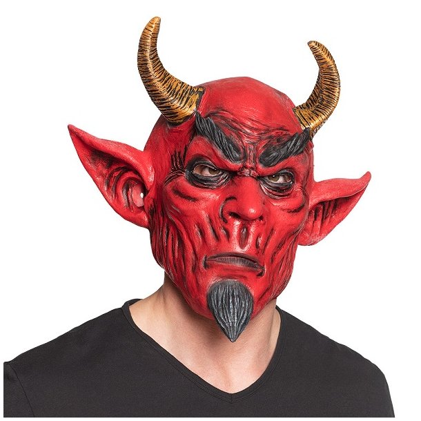 Devil latex maske