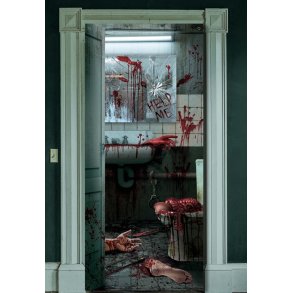 Door cover Bloody WC