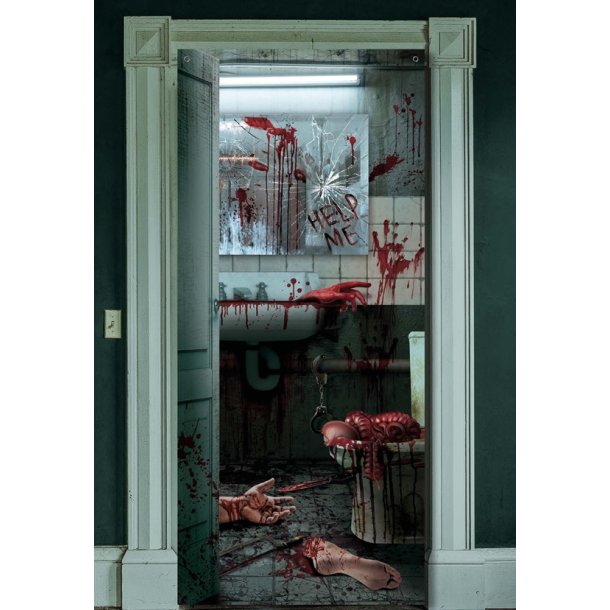 Door cover Bloody WC