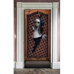Door cover Creepy Nun