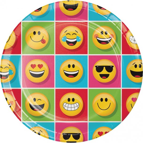 Emoji pap tallerken