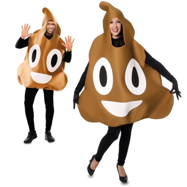 Emoji Poop kostume