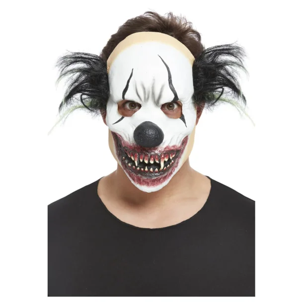 Evil clown latex maske