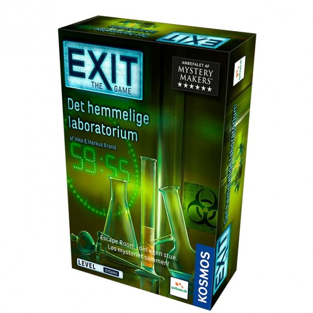 Exit game Det hemmelige laboratorium