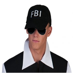 FBI kasket til voksen